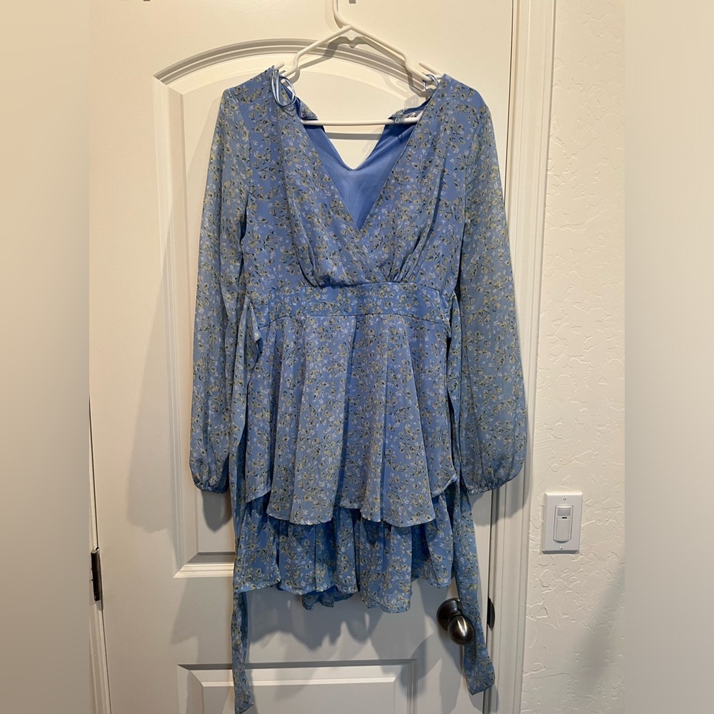 Blue dress